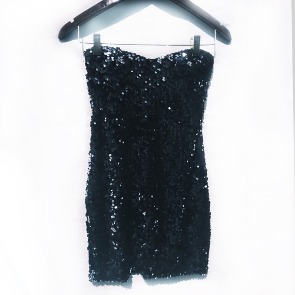 ARDEN B strapless sequins dress - Picture 4 of 7